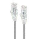 Alogic 2M Grey Ultra Slim Cat6 Network Cable Utp 28Awg Series Alpha
