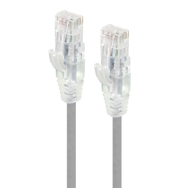 Alogic 3M Grey Ultra Slim Cat6 Network Cable Utp 28Awg Series Alpha