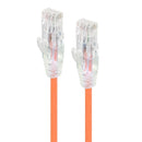 Alogic 015M Orange Ultra Slim Cat6 Network Cable 28Awg Series Alpha
