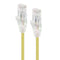 Alogic 050M Yellow Ultra Slim Cat6 Network Cable 28Awg Series Alpha