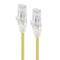 Alogic 3M Yellow Ultra Slim Cat6 Network Cable 28Awg Series Alpha