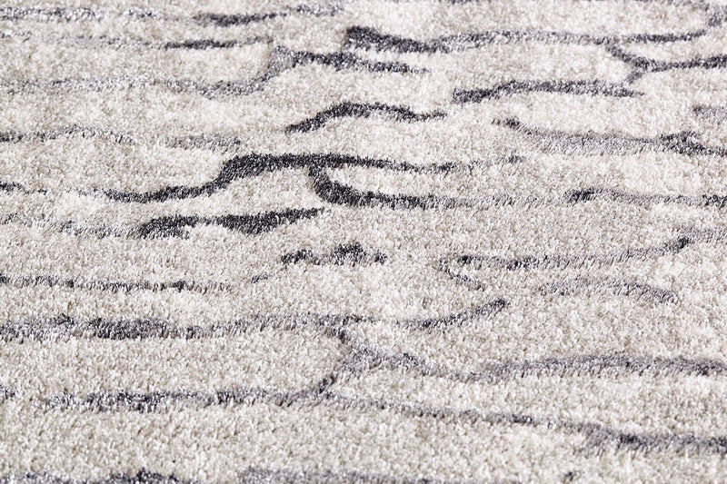 Capri Abigail Bone And Grey Modern Rug