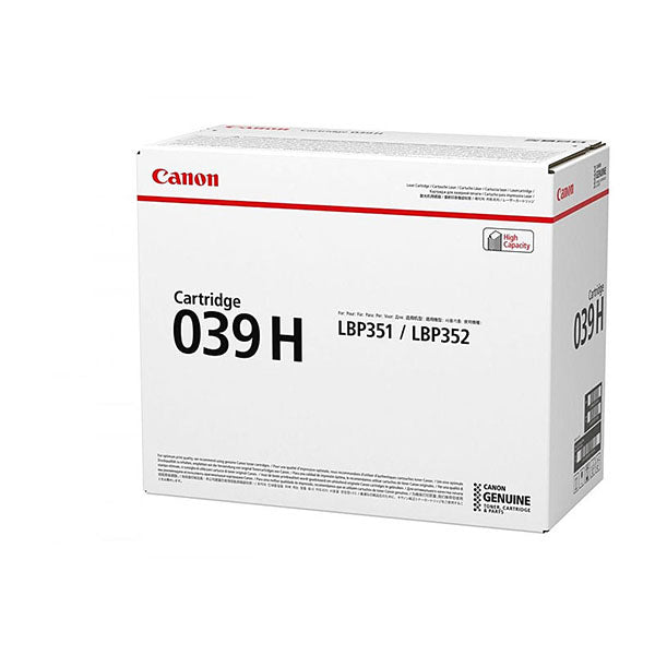 Canon Cart039Ii Black High Yield Toner