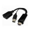 8Ware HDMI To Display Port DP Male To Female With USB Adapter Cable
