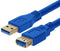 USB 3.0 Extension Cable - Type A Male to Type A Female Blue Colour
