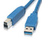 USB 3.0 Printer Cable 2m - Type A Male to Type B Male