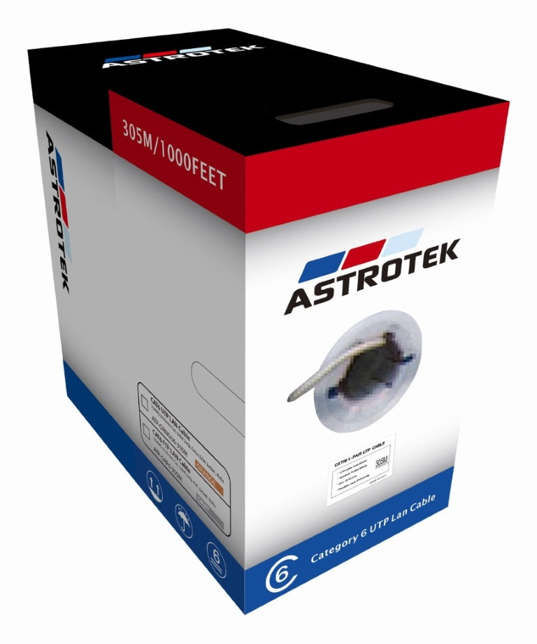 Astrotek CAT6 UTP Cable 305m Roll Wire Ethernet LAN Network