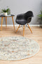 Century Round Adaghan Silver Rug