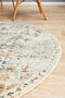 Century Round Adaghan Silver Rug