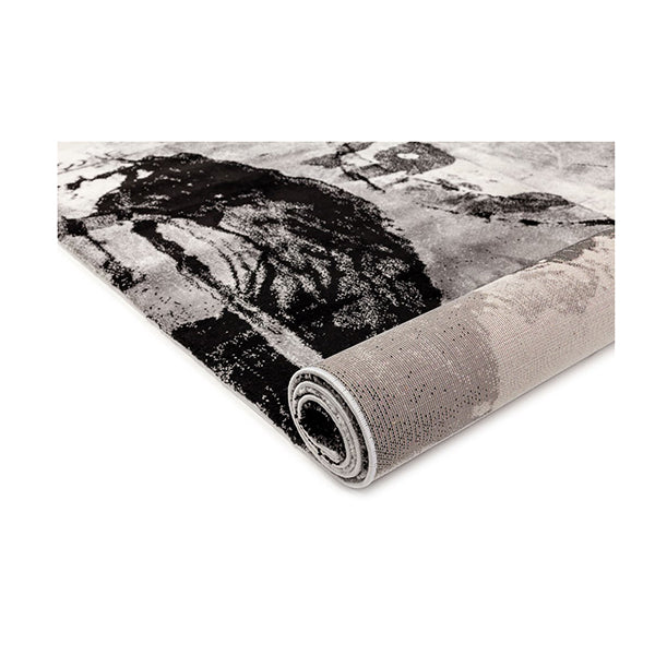 Solace Black Polypropylene Rug 280 X 380 Cm