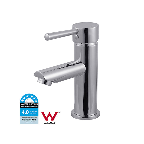 Euro Round Chrome Basin Mixer