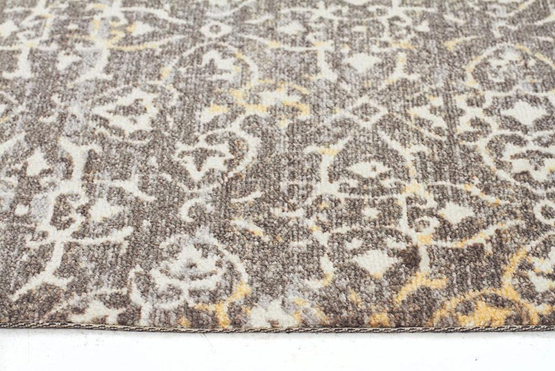 City Faded Modern Brown Rug