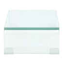 Clear Glass TV Stand Monitor Riser 40x25x11cm