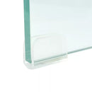 Clear Glass TV Stand Monitor Riser 100x30x13cm