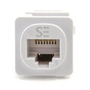 Serveredge Cat6 Utp Rj45 Australian Style Jack White Pack Of 10