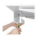Brateck Under Desk Cable Tray Organizer White