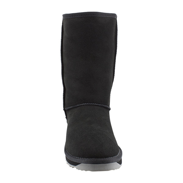 Platinum Sheepskin Water Resistant Tall Classic Boots Black