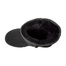 Platinum Sheepskin Water Resistant Tall Classic Boots Black