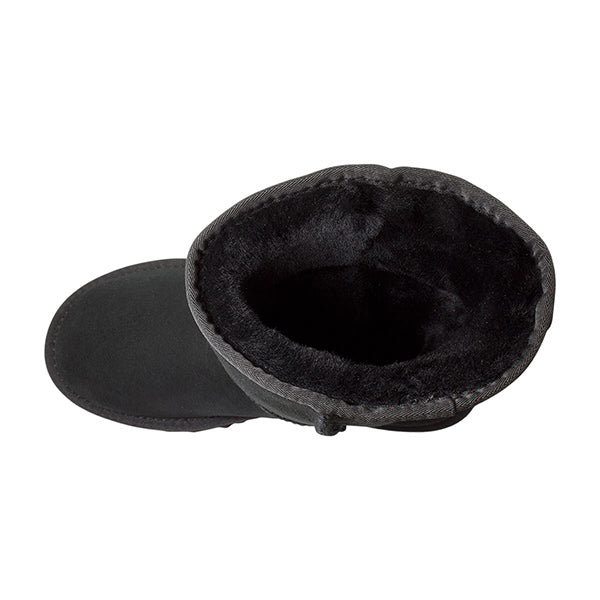 Platinum Sheepskin Water Resistant Tall Classic Boots Black