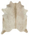 Exquisite Natural Cow Hide Champagne Rug