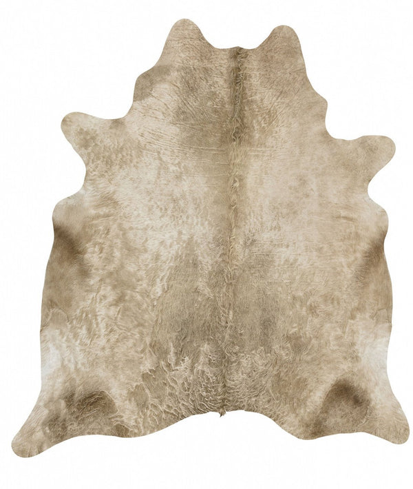 Exquisite Natural Cow Hide Champagne Rug