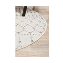 Granite Elsa Silver Round Rug