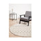 Granite Elsa Silver Round Rug