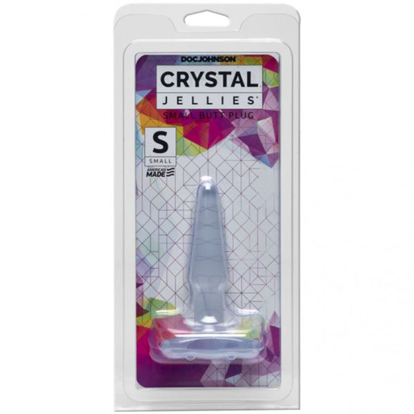 Crystal Jellies Small Butt Plug Clear