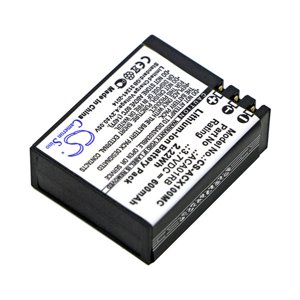 Cameron Sino Acx100Mc Battery Replacement For Activeon Camera