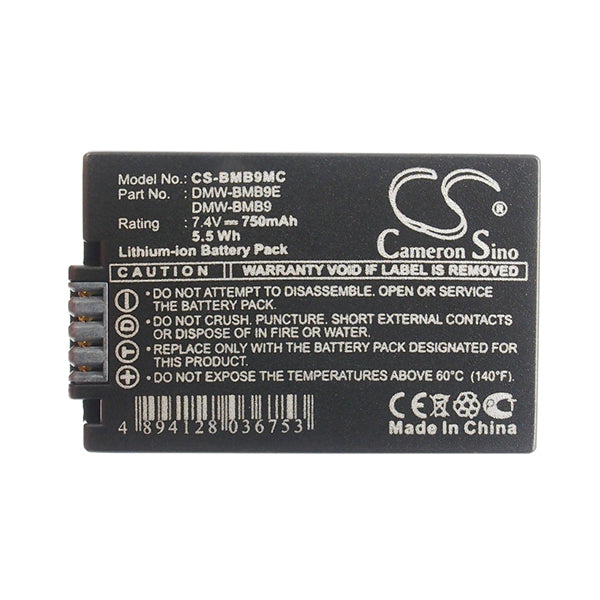 Cameron Sino Bmb9Mc Battery Replacement For Panasonic Camera