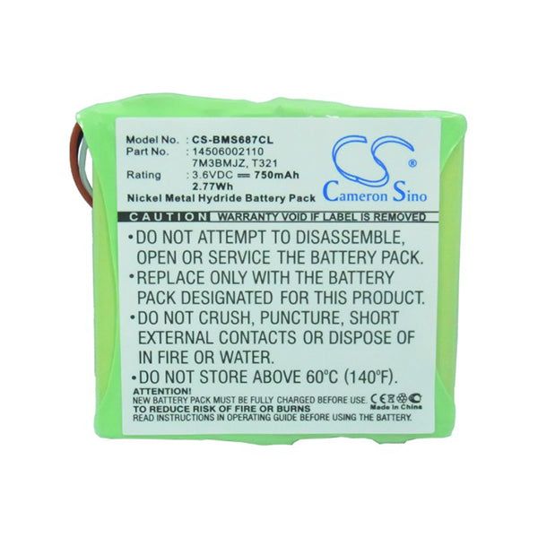 Cameron Sino Bms687Cl Battery Replacement For Bosch Cordless Phone