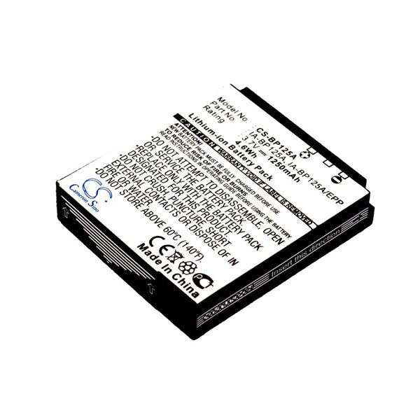 Cameron Sino Bp125A Battery Replacement For Samsung Camera