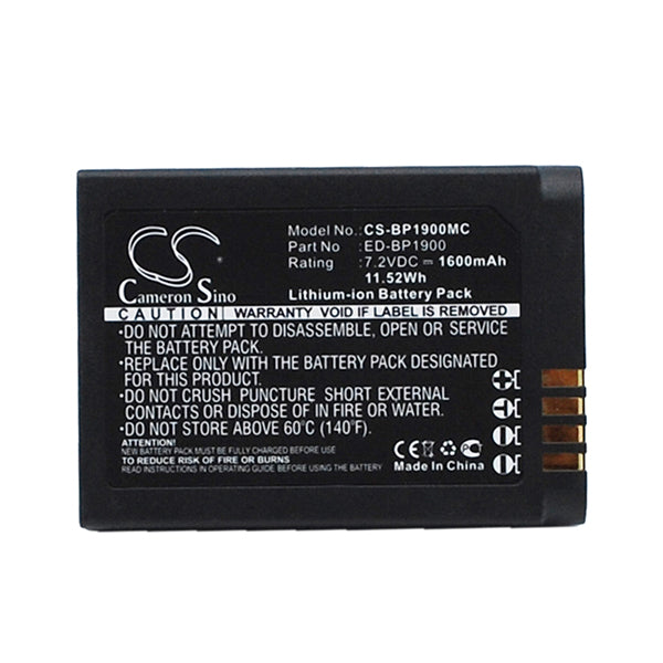 Cameron Sino Bp1900Mc Battery Replacement For Samsung Camera