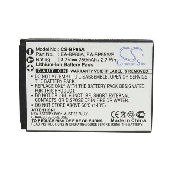 Cameron Sino Bp85A Battery Replacement For Samsung Camera