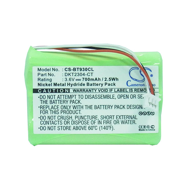 Cameron Sino Bt930Cl Battery Replacement For Casio Cordless Phone