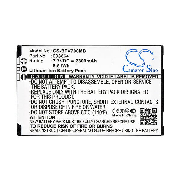 Cameron Sino Btv700Mb Battery Replacement For Oricom Baby Phone