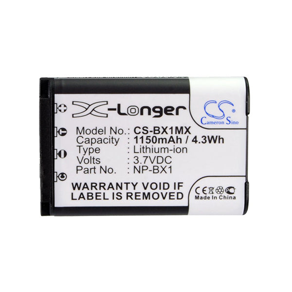 Cameron Sino Bx1Mx Battery Replacement For Sony Camera