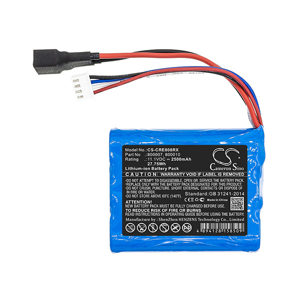 Cameron Sino Cre808Rx Battery Replacement For Carrera Cars