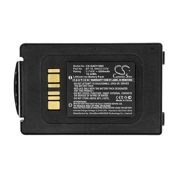 Cameron Sino Dae112Bx Battery Replacement Datalogic Barcode Scanner
