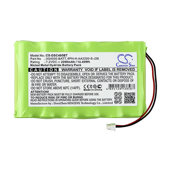 Cameron Sino Dsc400Bt Battery Replacement For Dsc Alarm System