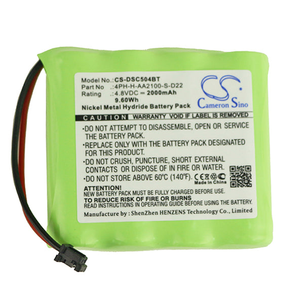 Cameron Sino Dsc504Bt Battery Replacement For Dsc Alarm System
