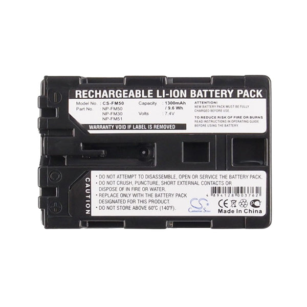 Cameron Sino Fm50 Battery Replacement For Sony Camera