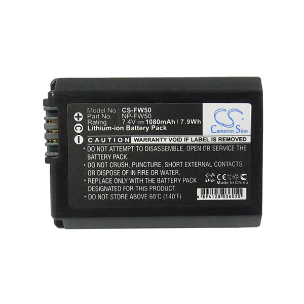 Cameron Sino Fw50 Battery Replacement For Sony Camera