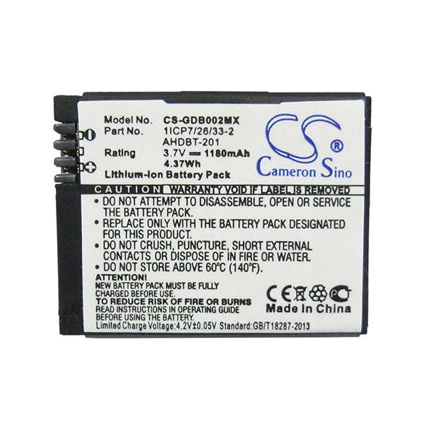 Cameron Sino Gdb002Mx Battery Replacement For Gopro Camera