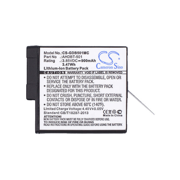 Cameron Sino Gdb501Mc Battery Replacement For Gopro Camera