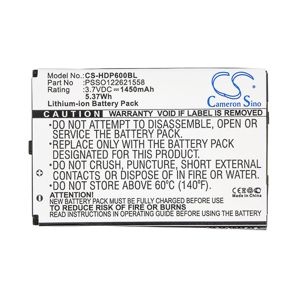 Cameron Sino Hdp600Bl Battery Replacement For Handheld Barcode Scanner