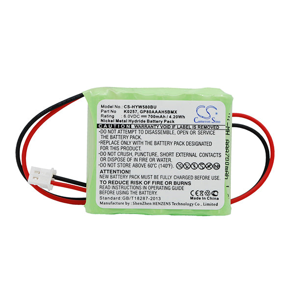 Cameron Sino Hyw580Bu Battery Replacement For Honeywell Alarm System