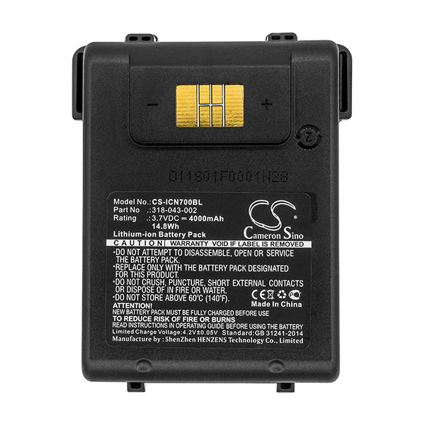 Cameron Sino Icn700Bl Battery Replacement For Intermec Barcode Scanner
