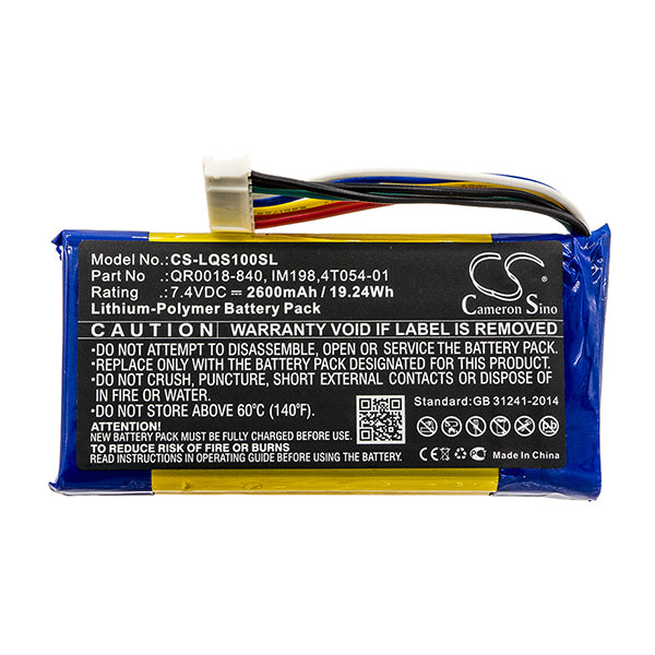 Cameron Sino Lqs100Sl Battery Replacement For Qolsys Alarm System