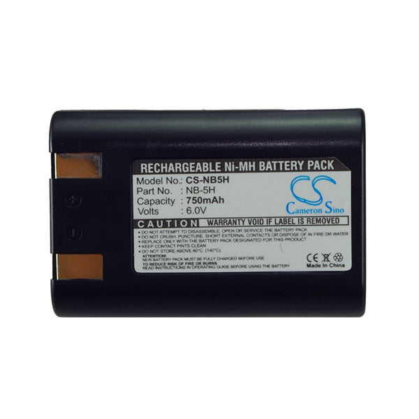 Cameron Sino Nb5H Battery Replacement For Canon Camera